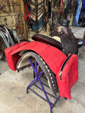 Large Red Saddle Bags