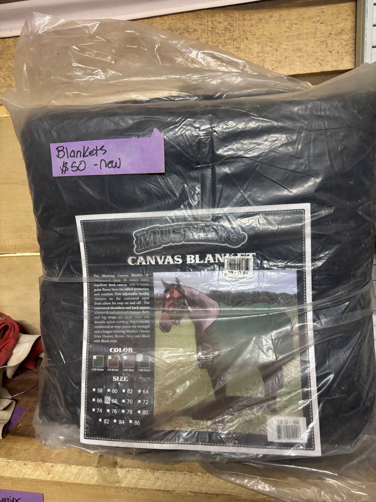 68” Canvas Blanket